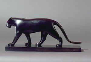 Zwarte panter (brons)